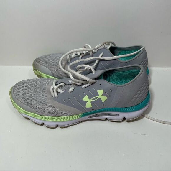 Under Armour Soeedform Grey Athletic Running Shoes - Picture 5 of 8